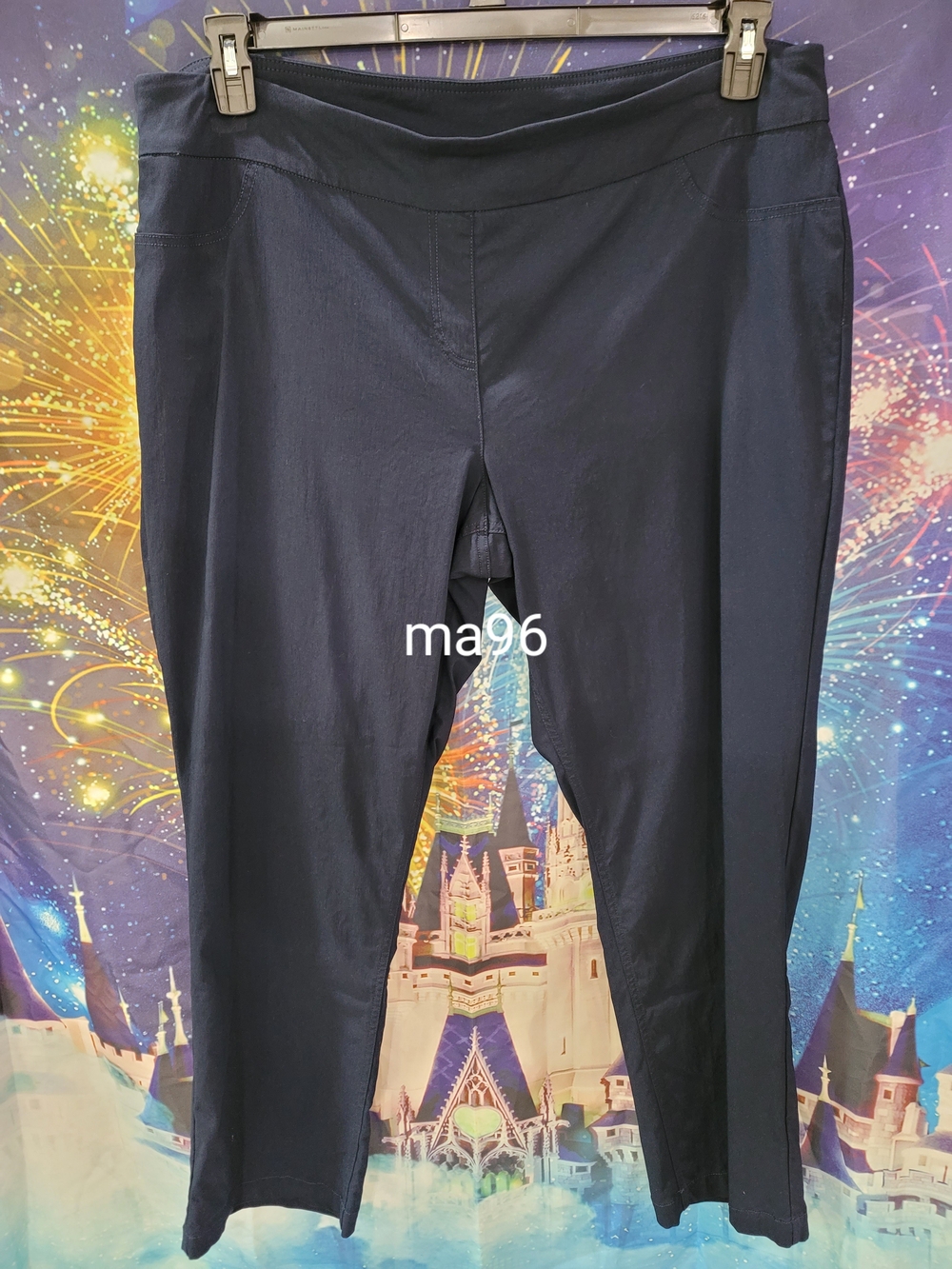 Multiples Slim-sation Navy Pants
